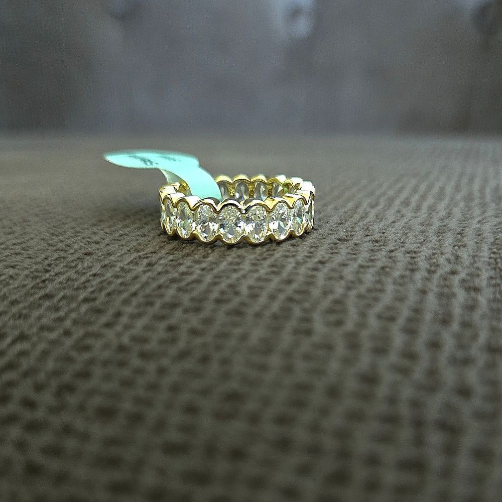 Eternity♾️ Ring💍 With Clear Baguette Crystals💎 - NWT - Picture 12 of 16